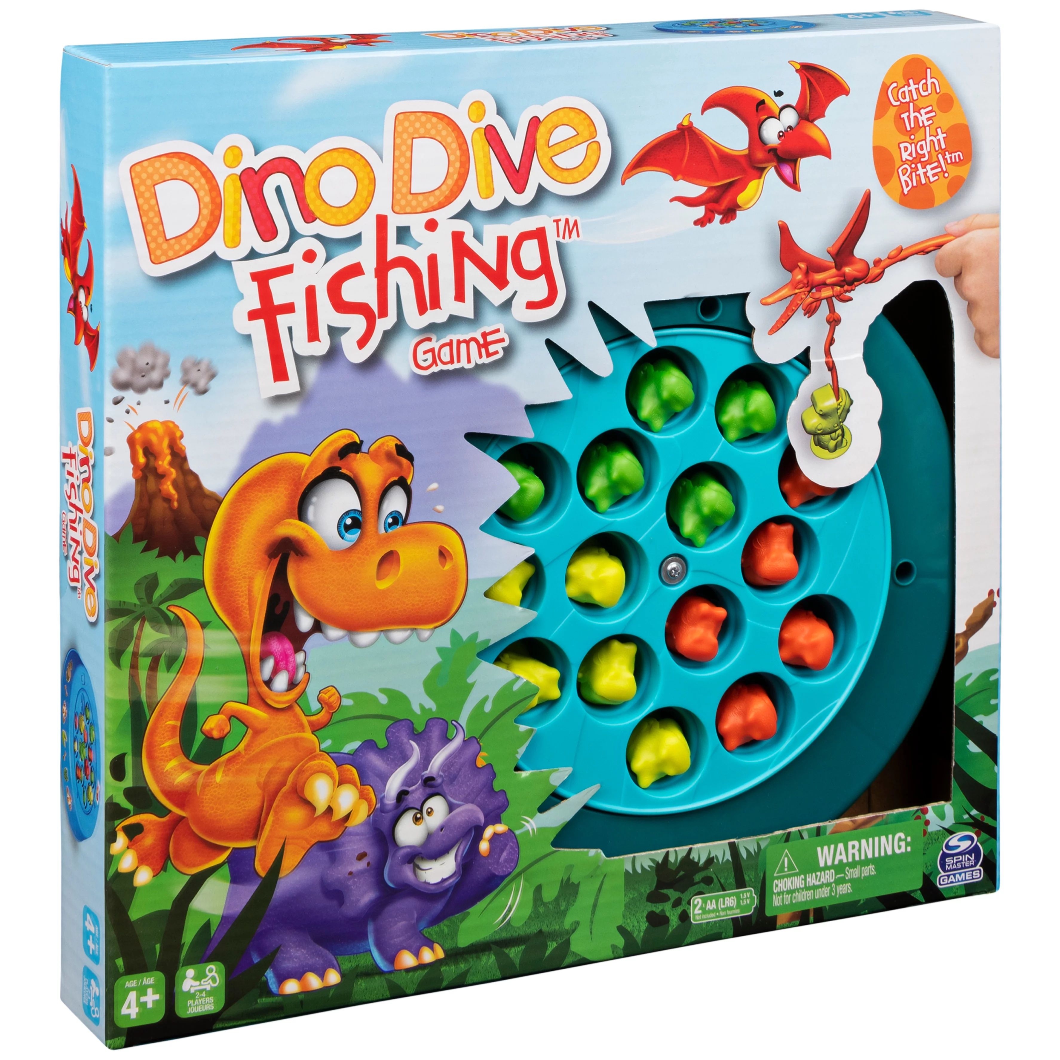 Dino Dive Fishing Game, Fun Prehistoric Dinosaur Toy, for Kids Ages 4+ - Walmart.com | Walmart (US)