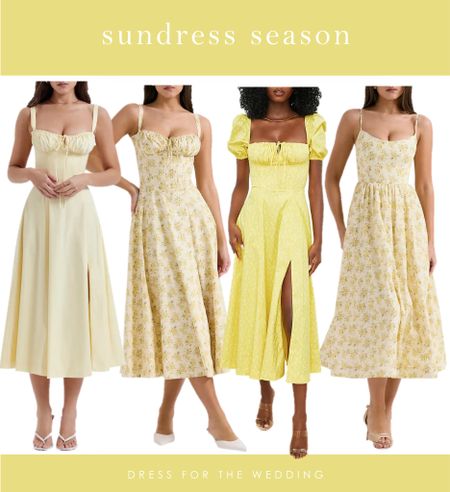 House of CB dresses! 💕Yellow sundresses 🌼 the perfect dress for a bridal shower, baby shower outfit, Derby party, country concert dress, brunch dress, cute day dresses, corset dress, yellow midi dress, date night dress, garden party dress, old money style, Bridgerton dress, summer outfit, spring dress, what to wear as a shower guest, bridal brunch, bachelorette weekend dress, beach trip dress, girls weekend outfit, cute sundresses for summer, Nordstrom dress, House of CB dress, puff sleeve dress, yellow floral dress, cotton dress, stretch cotton dress, linen dress, strapless dress, wide strap dress, full skirt dress. 

Follow my shop @dressforthewed on the @shop.LTK app to shop this post and get my exclusive app-only content!
