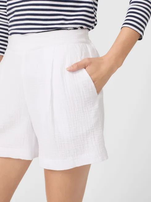 Abbott Shorts in Cotton Gauze | J.McLaughlin