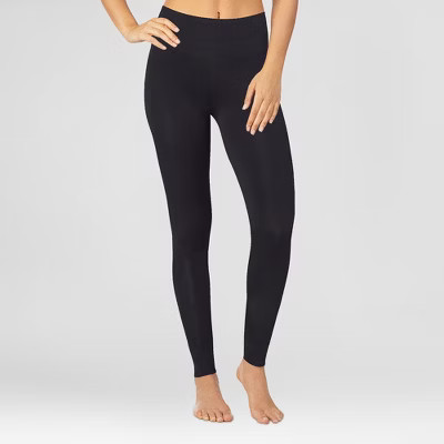 Warm Essentials by Cuddl Duds Women's Active Thermal Leggings - Black XL | Target