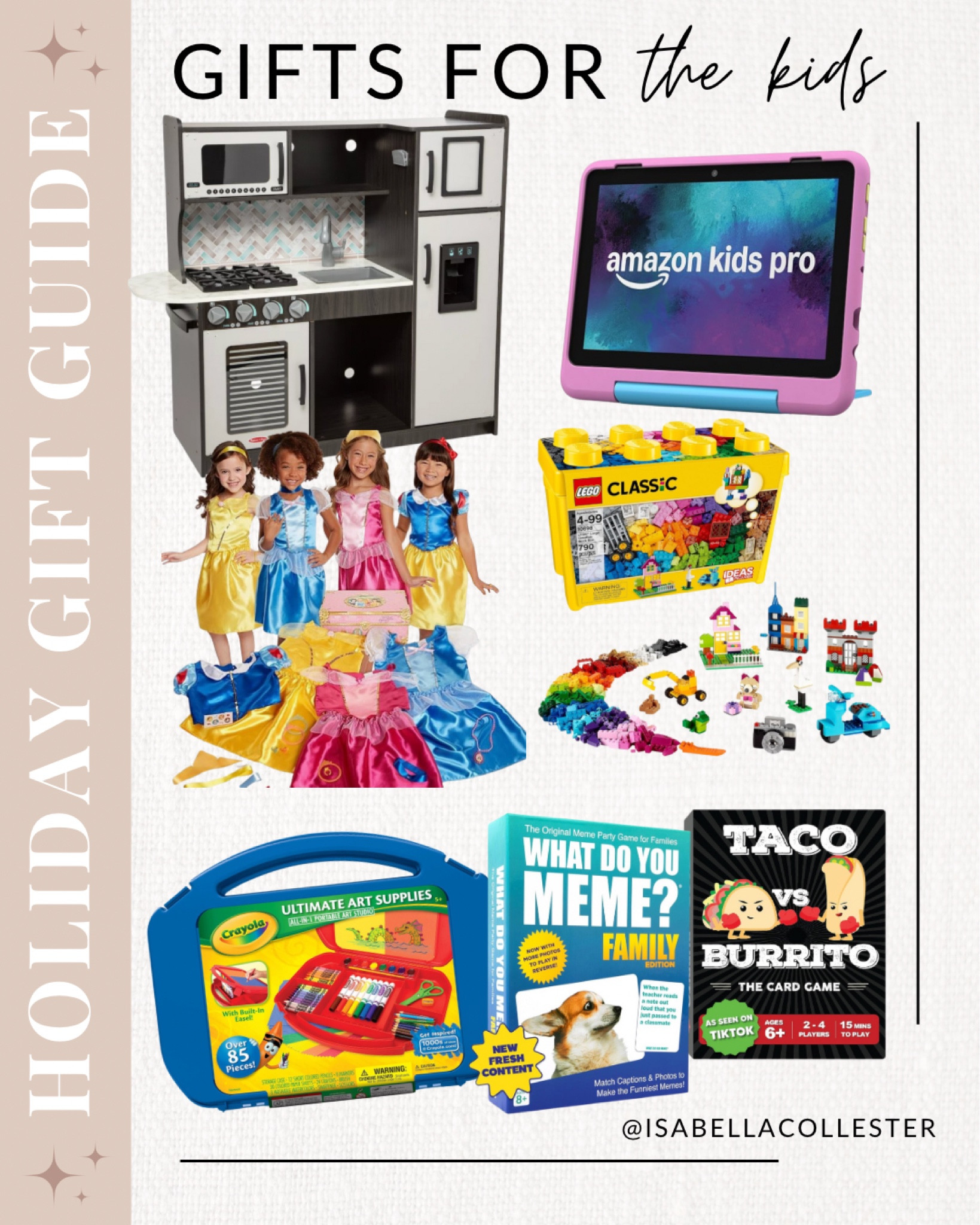 Gift guide for kids  gifts for kids  gift guide  toys  gift guide toys  holiday gift guide  Christmas gift ideas  kids gifts  Christmas gifts 

#LTKSeasonal #LTKHoliday #LTKGiftGuide