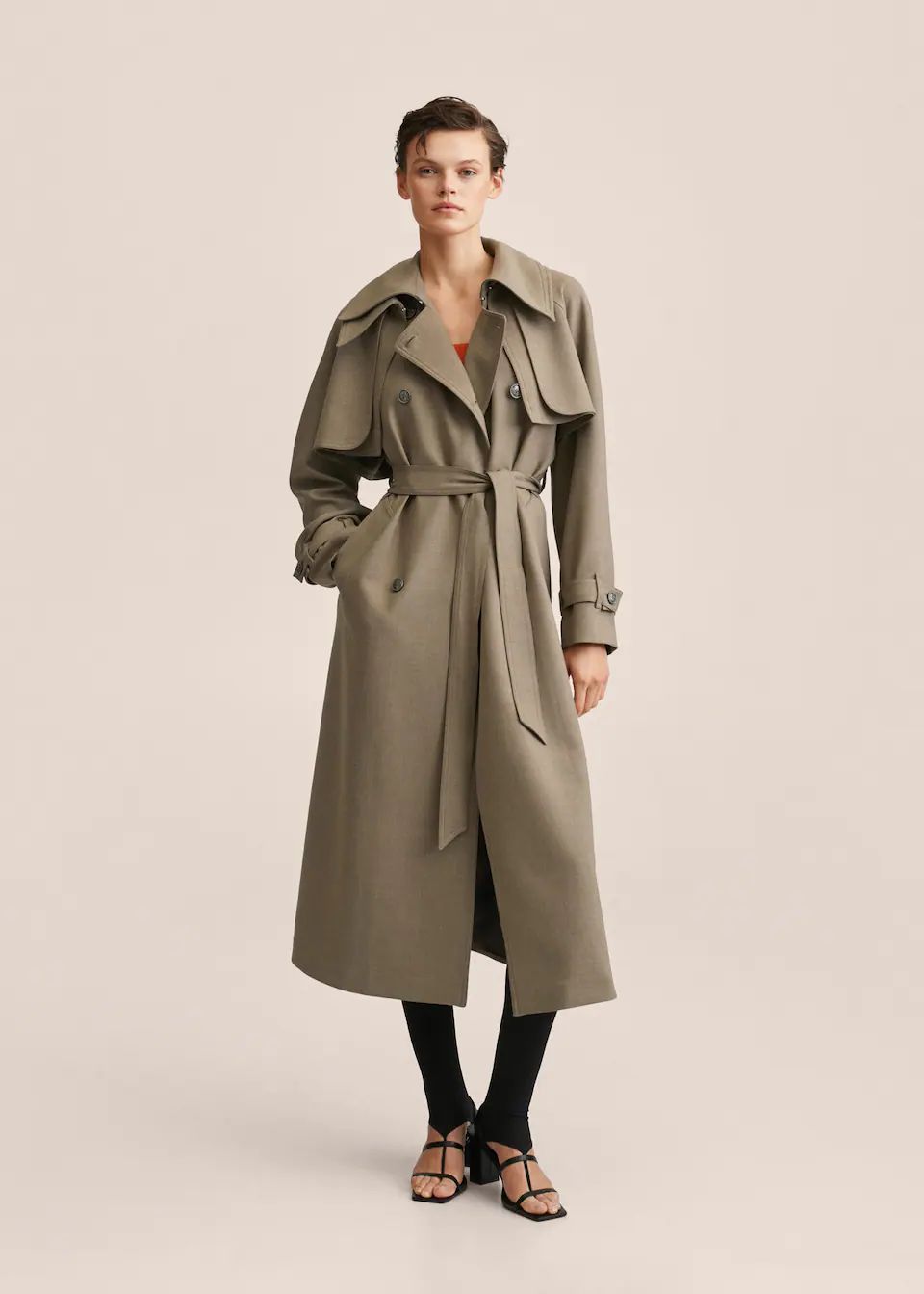 Detachable gilet trench | MANGO (US)