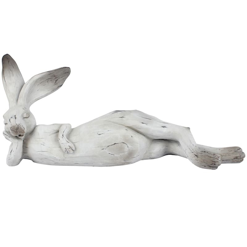 Lounging Bunny Figurine, 8" | At Home