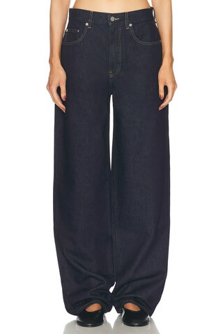 Loulou Studio Samur Straight Leg in Wash | FWRD | FWRD 