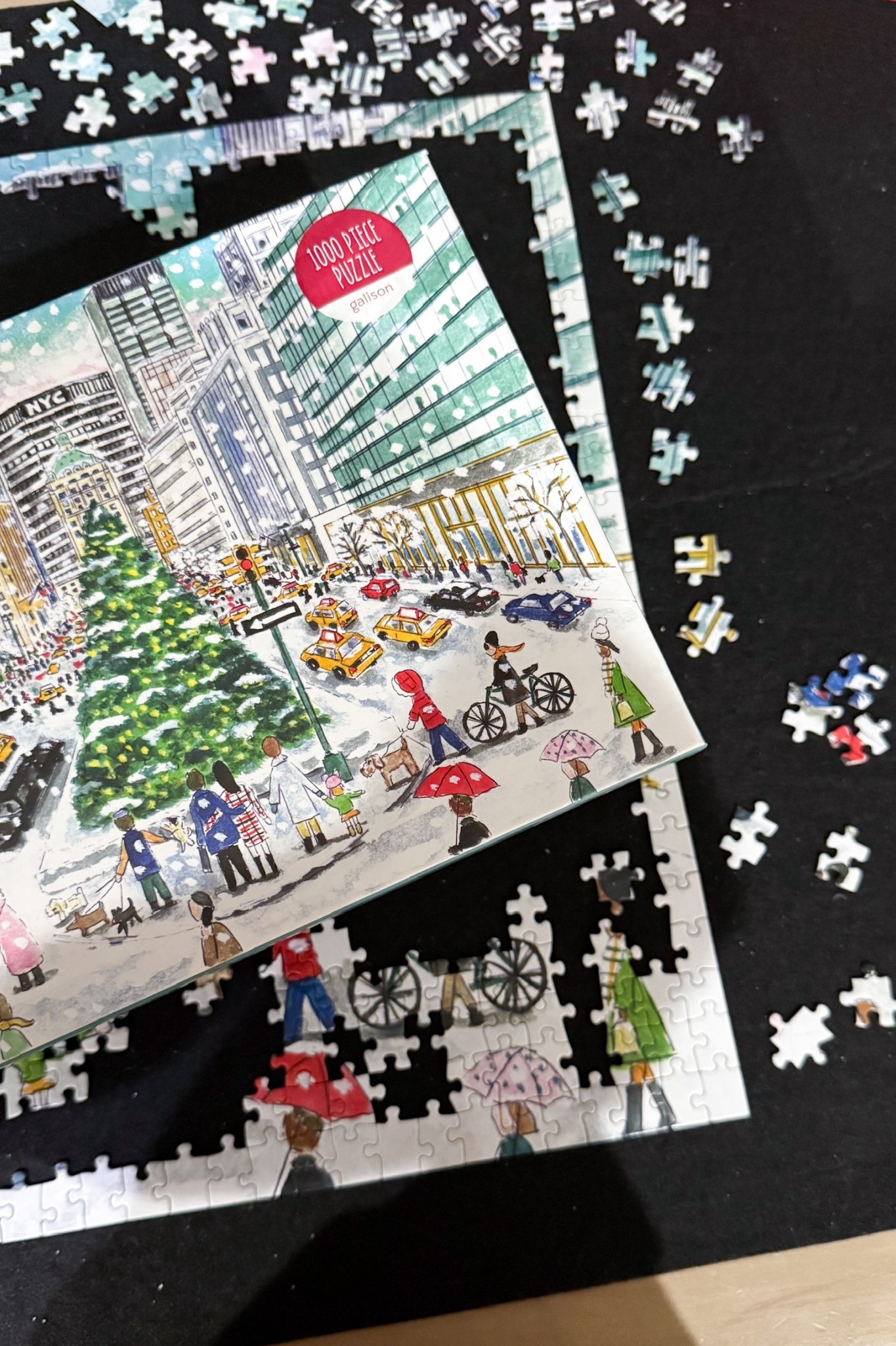 ‘Tis the season for puzzles! And this felt puzzle mat is a total game changer, especially if you’re working on a big puzzle. 
