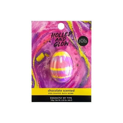 Holler and Glow Eggzactly My Type Tie Dye Bath Bomb - 4.23oz | Target