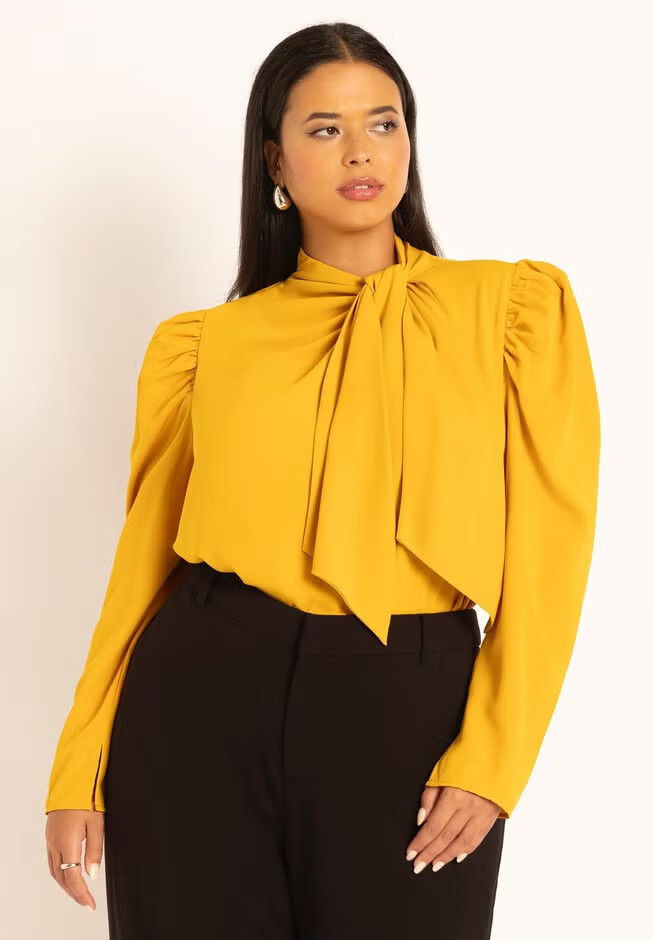 Drape Front Blouse | Eloquii