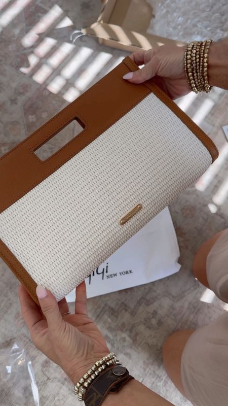 My new Remy clutch in raffia is absolutely 🤌🏼! Use my code JANUARY15 on your Gigi New York purchase.
Summer bag, leather clutch, straw bag, camel leather, tan leather, neutral summer bag, summer outfit, vacation outfit

#LTKItBag #LTKStyleTip #LTKVideo