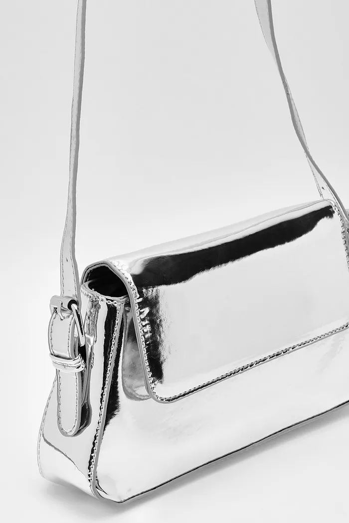 Metallic Shoulder Bag | Boohoo.com (US & CA)