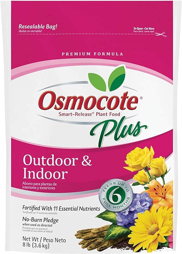 Osmocote Smart-Release Plant Food Plus Outdoor & Indoor, 8 lb. | Amazon (US)