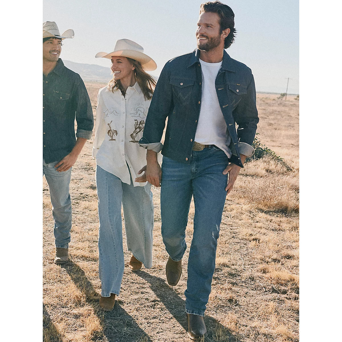 Wrangler® Cowboy Cut® Original Fit Vintage Wash Jean in Indigo Blue | Wrangler