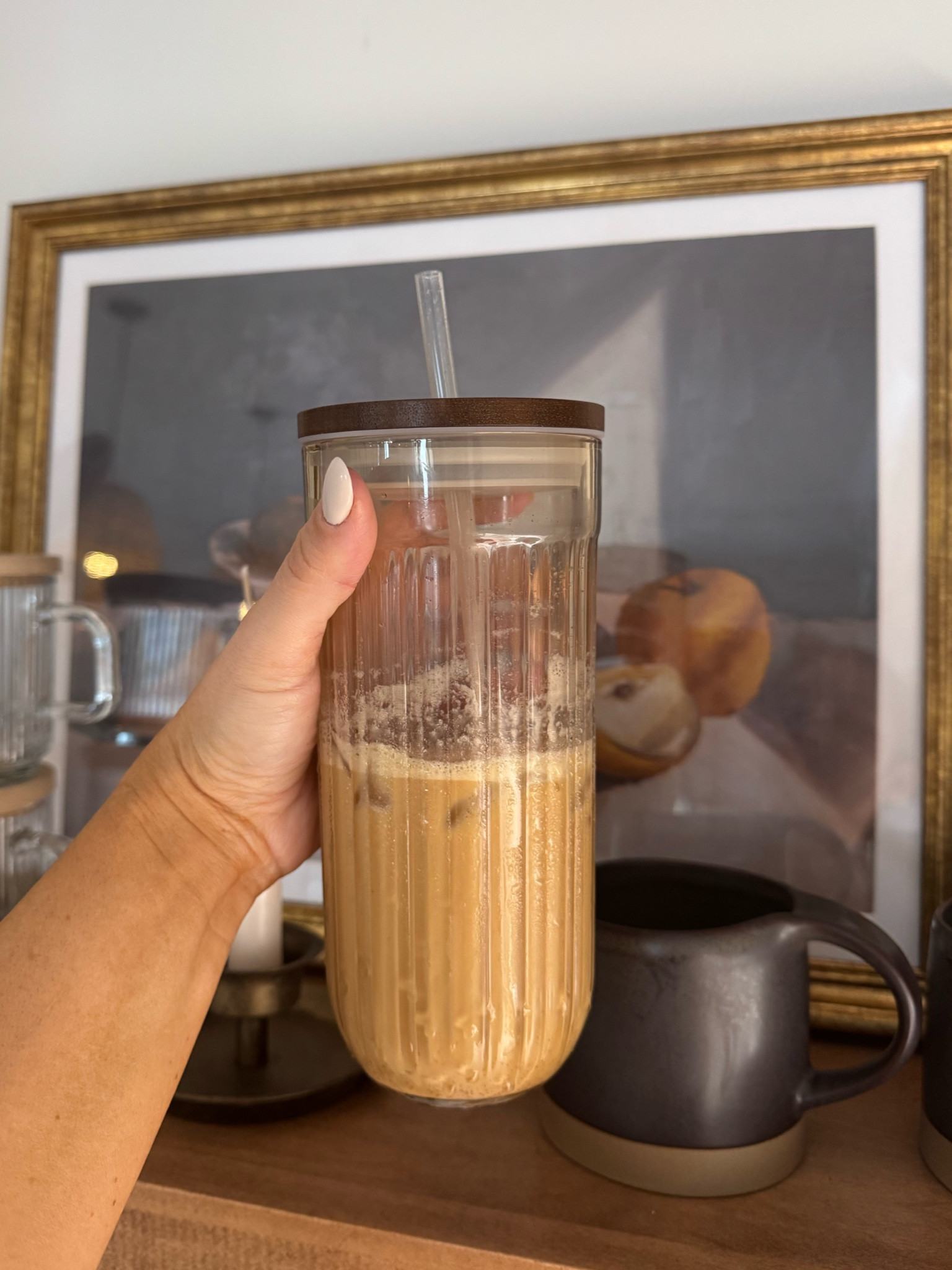 Favorite glass iced coffee to go cup 🤎 