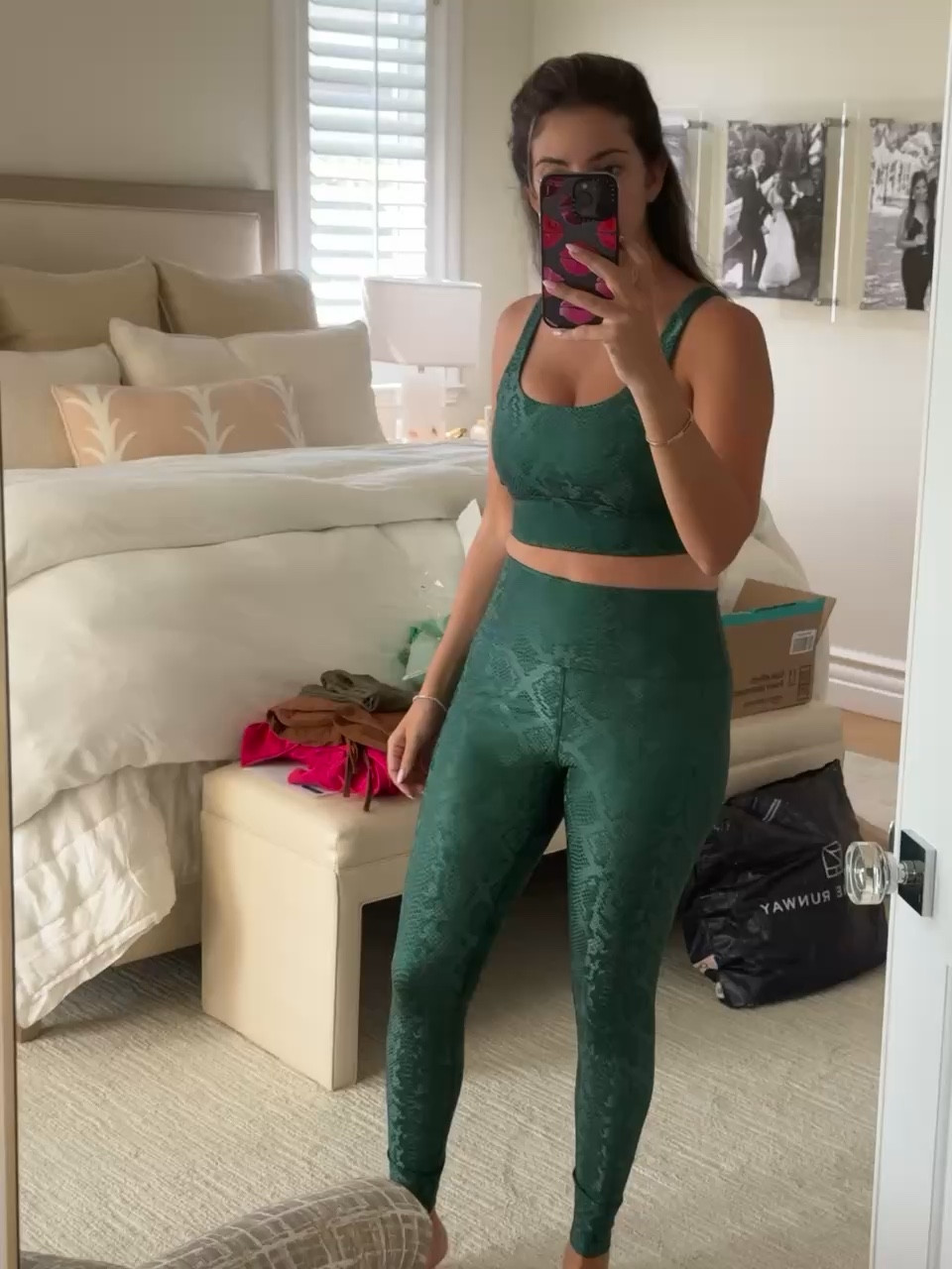 Green python print active set from Beach Riot! 💚
 

#LTKActive #LTKWatchNow #LTKFitness