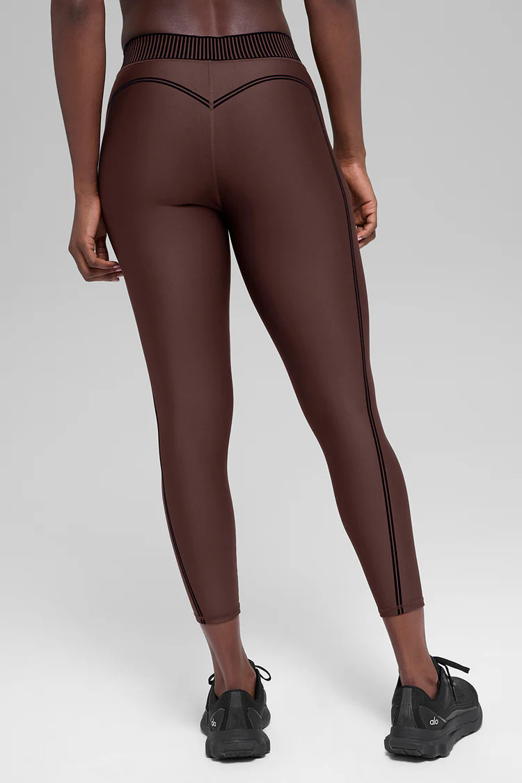 Airlift High-Waist 7/8 Line Up Legging - Brownstone | Alo Yoga (US)