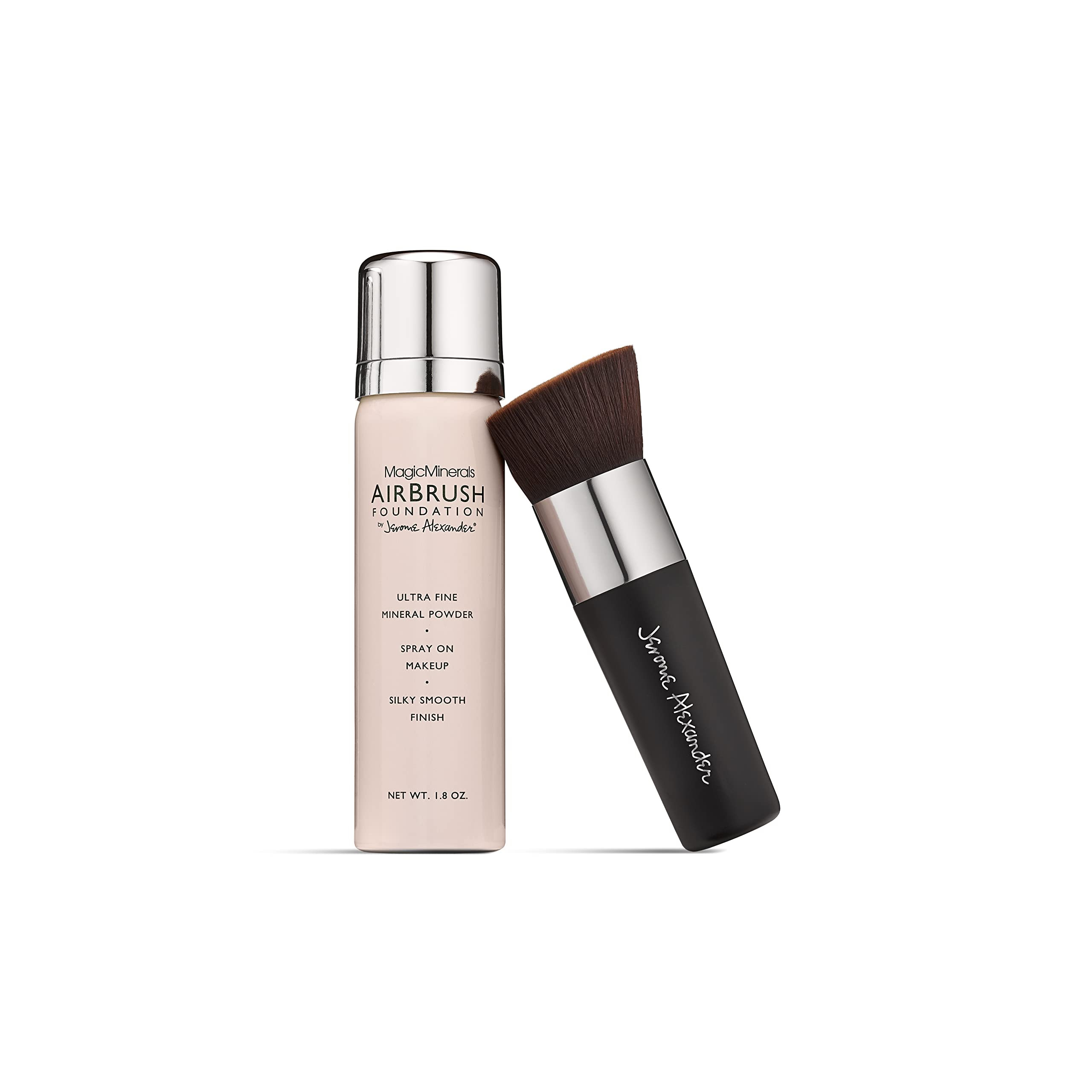 MagicMinerals AirBrush Foundation by Jerome Alexander – 2pc Set with Airbrush Foundation and Ka... | Amazon (US)
