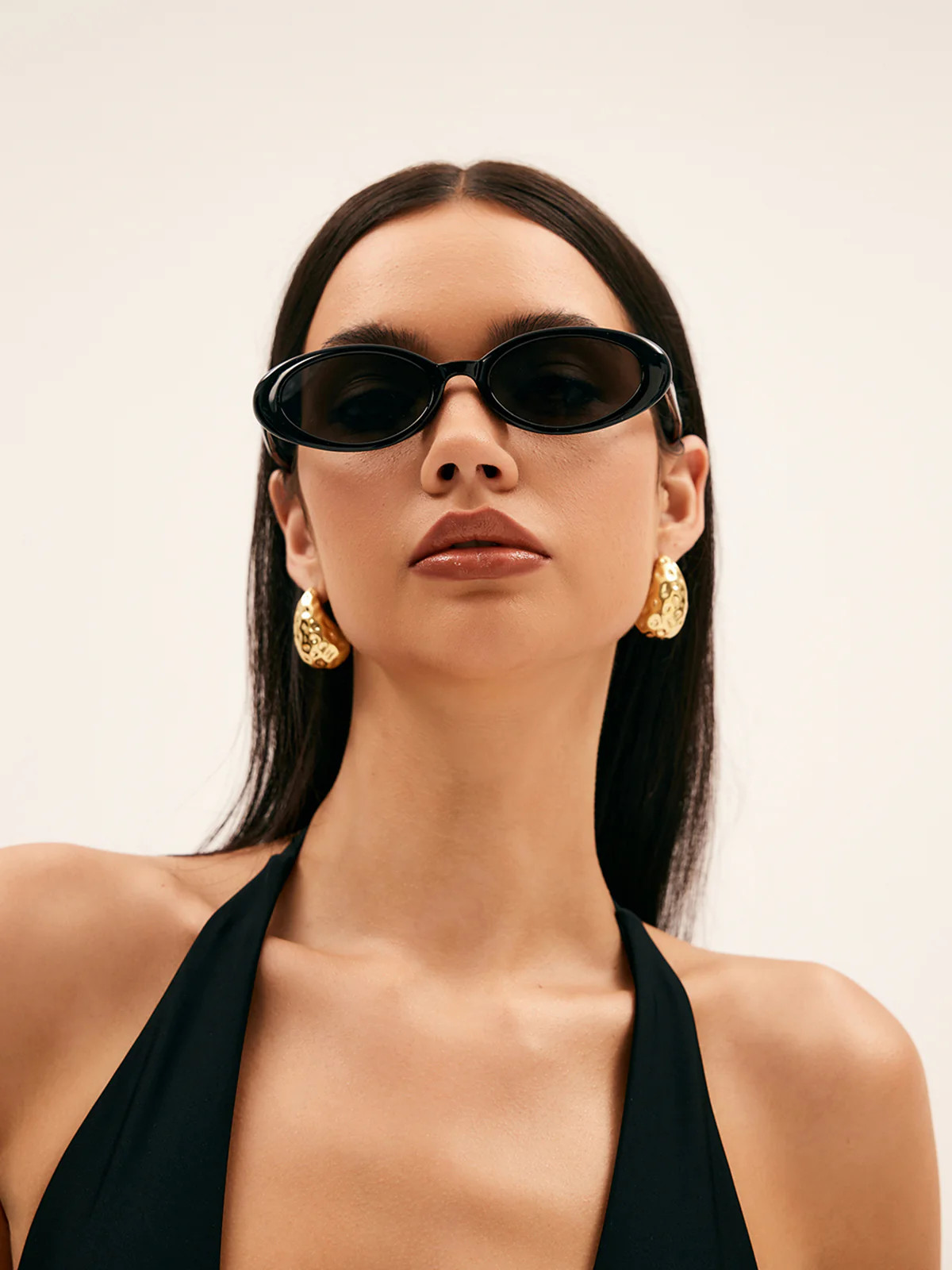 Vintage Oval Round Sunglasses | Commense