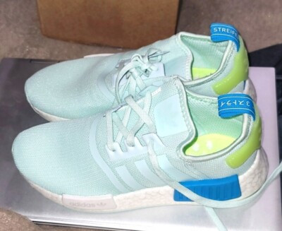 Adidas NMD R1 Women's LIGHT BLUE/GREEN Sneakers Size EUR 38.5 US 8.5 Men's US-6 | eBay US
