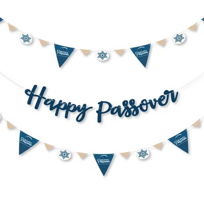 Big Dot of Happiness Happy Passover - Pesach Party Letter Banner Decoration - 36 Banner Cutouts a... | Target