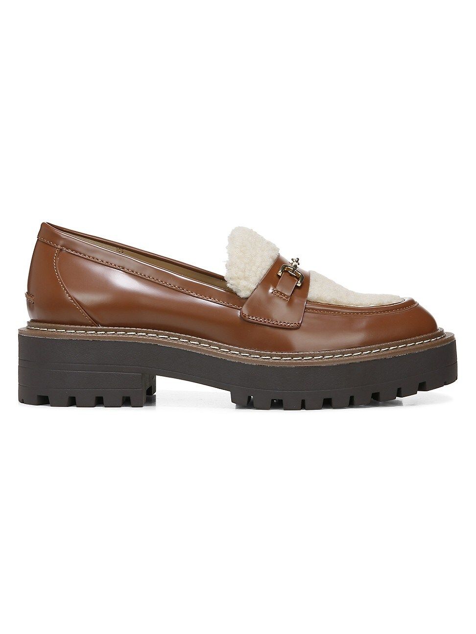 Laurs Faux Shearling & Leather Loafers | Saks Fifth Avenue