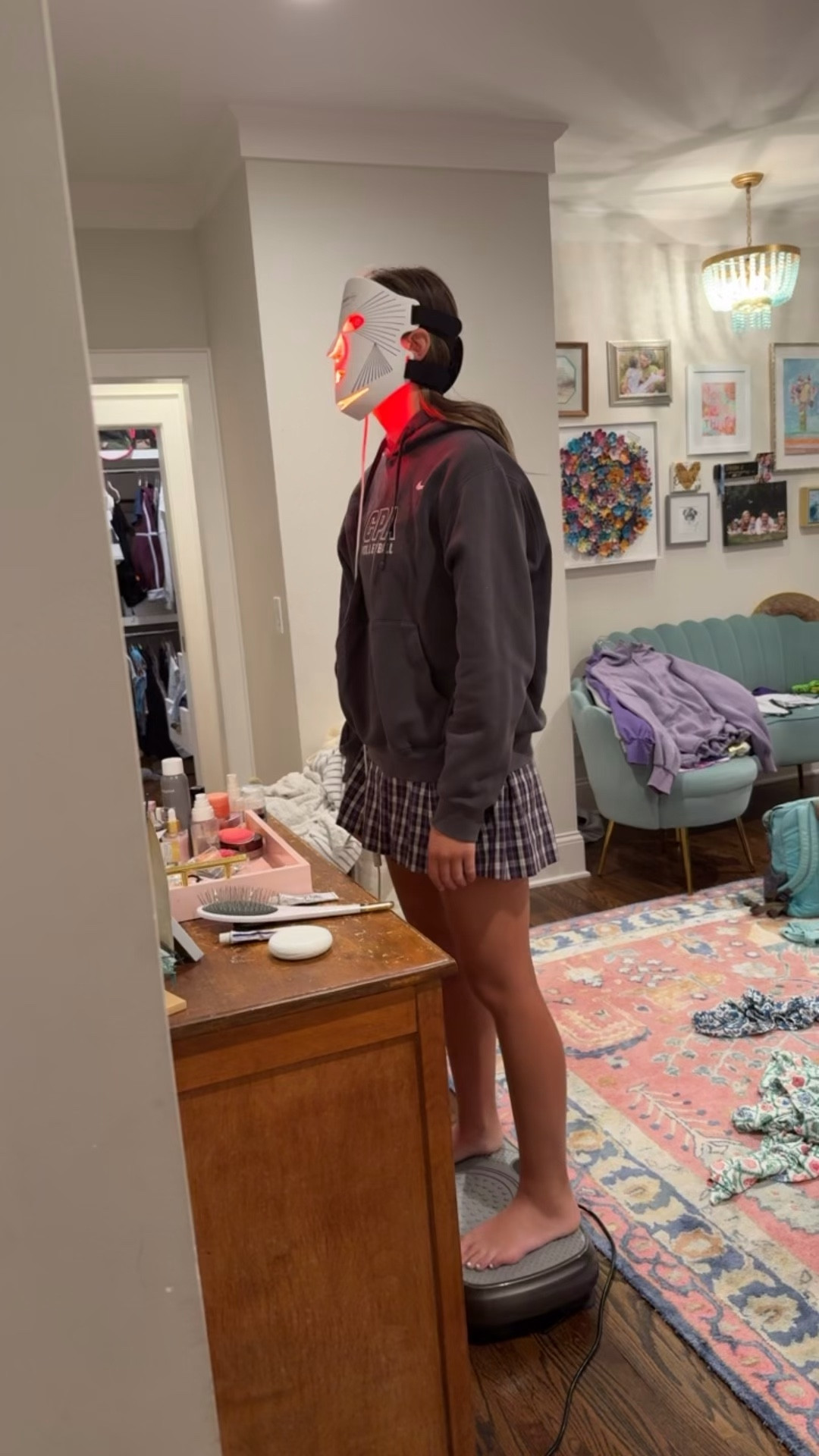 Walk in and make sure she’s up and this is what I find! I mean… Priorities first right? Maybe clean the room next? Love her so! 
*Use my code mixandmatch for 10% off my mask

#LTKKids #LTKmomlife #LTKdayinmylife