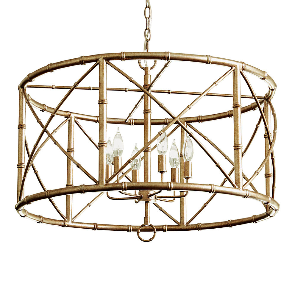 Bamboo 6-Light Chandelier | Ballard Designs, Inc.