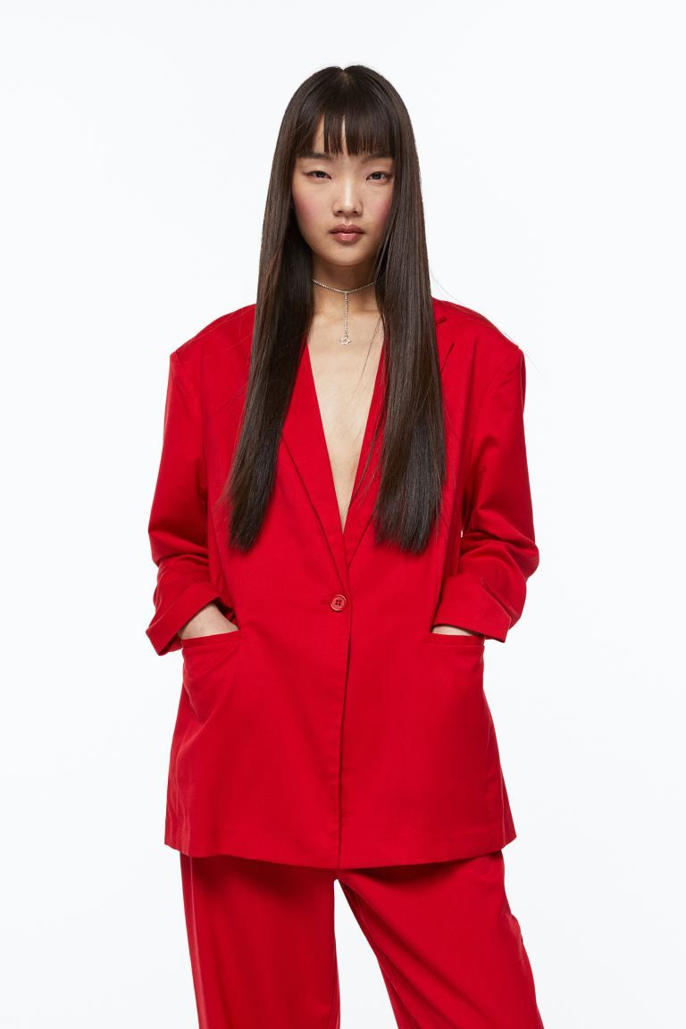 Oversized Twill Jacket | H&M (US + CA)
