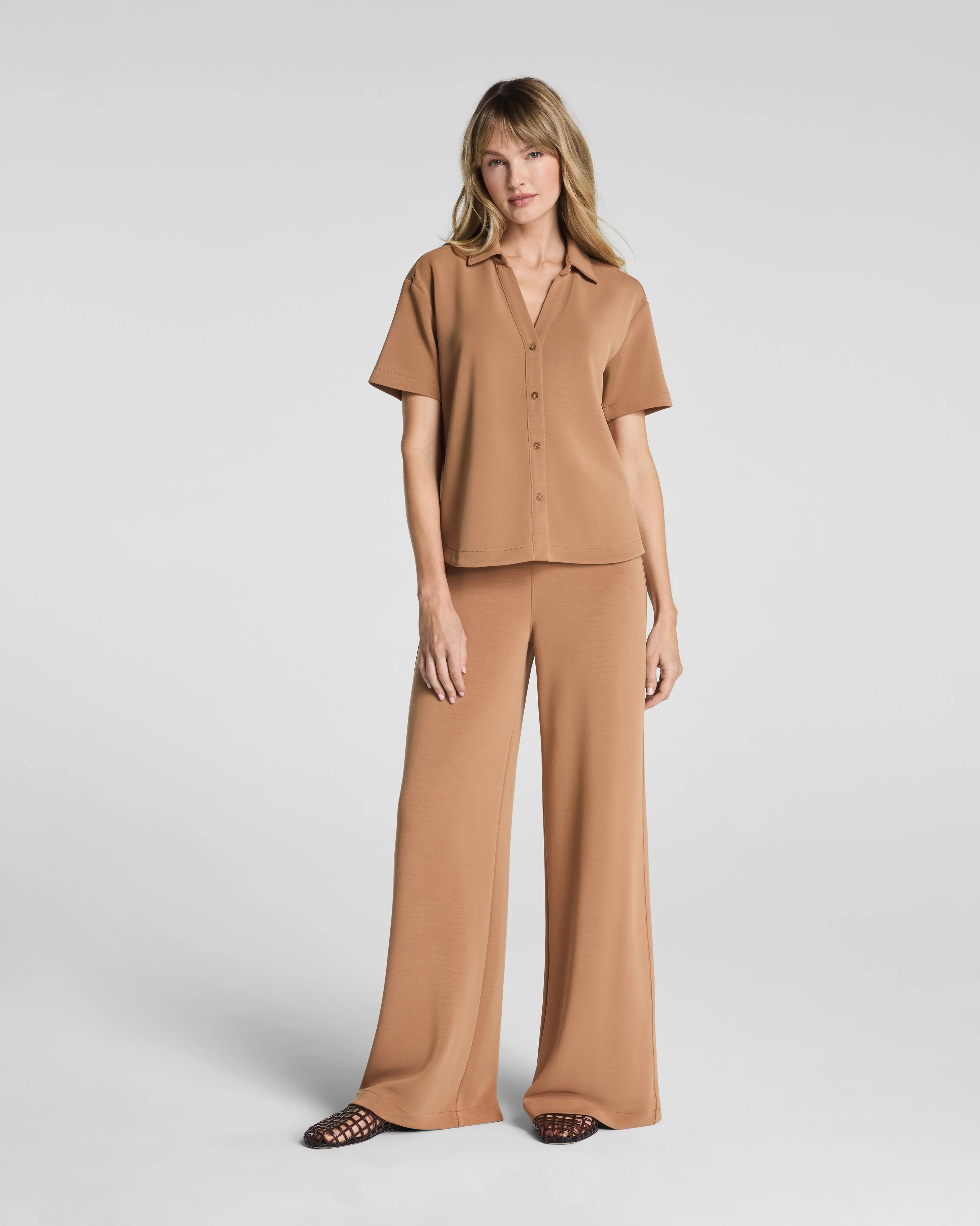 SPANX AirEssentials® Sandwashed Wide Leg Pant | Spanx