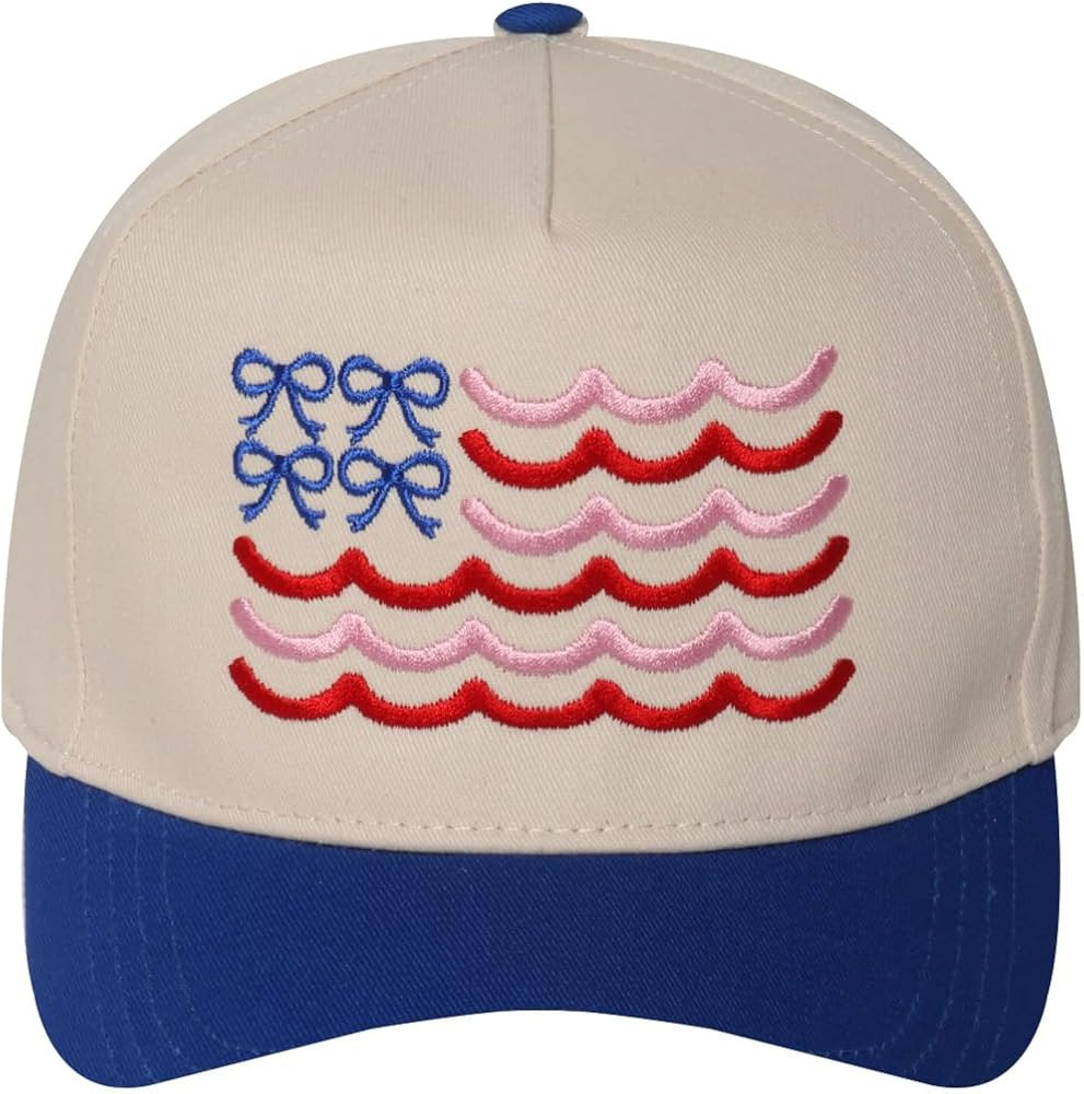 Amazon.com: MIRMARU Patriotic America USA Embroidered 5 Panel Cotton Two Tone Trucker Hat for Men... | Amazon (US)