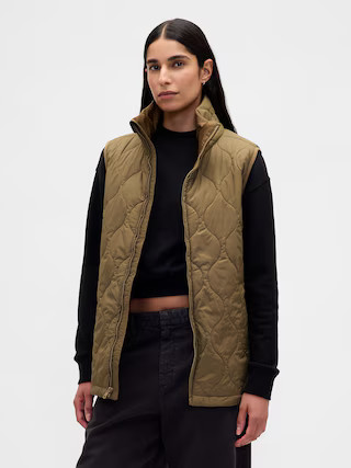 Recycled Lightweight Quilted Puffer Vest | Gap (US)