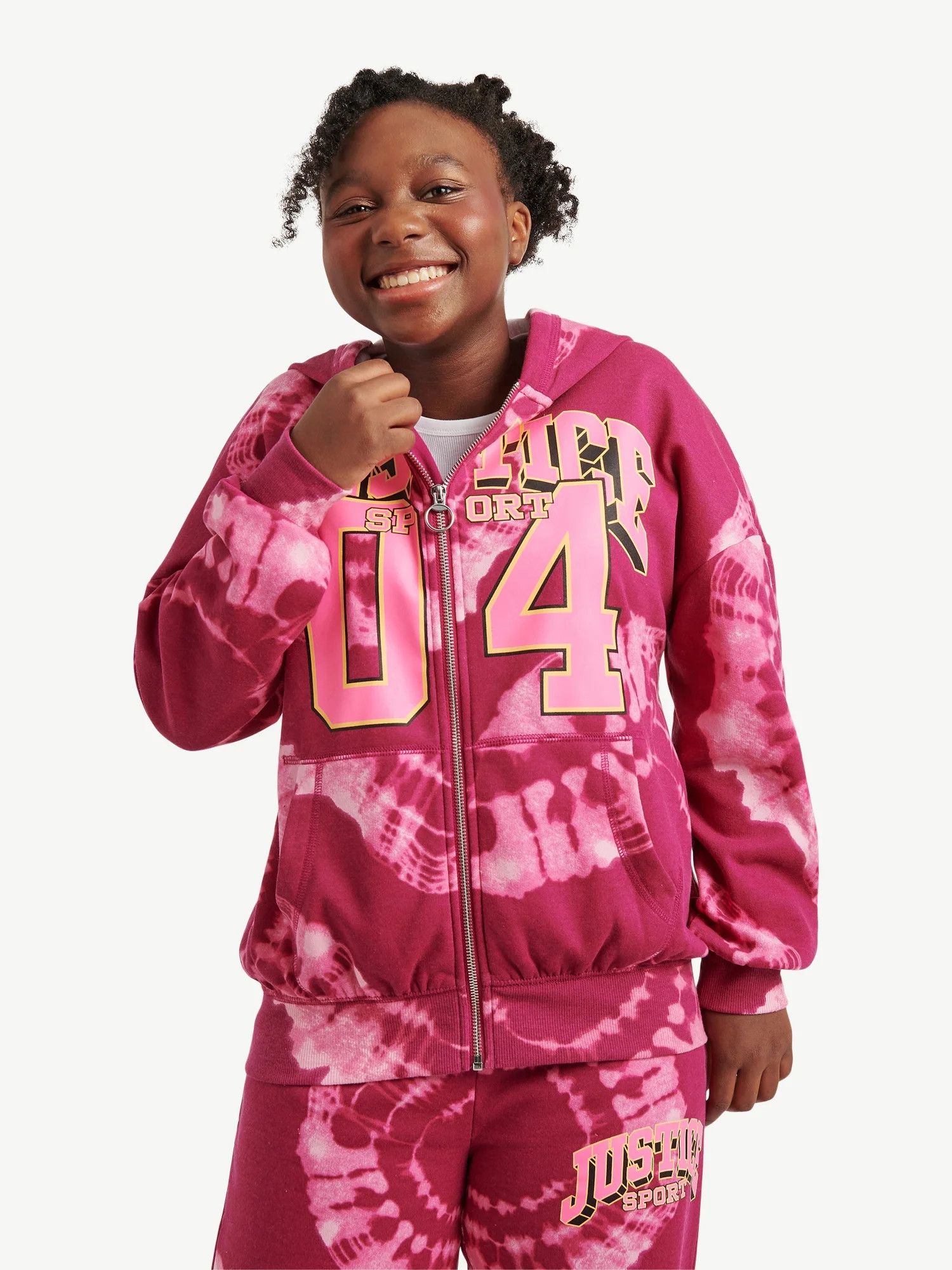 Justice Girls Zip Up Hoodie, Sizes XS-XLP | Walmart (US)