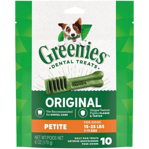 Greenies Petite Original Chicken Dental Dog Treats | Target