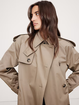 Classic Cotton Trench Coat | Banana Republic (US)