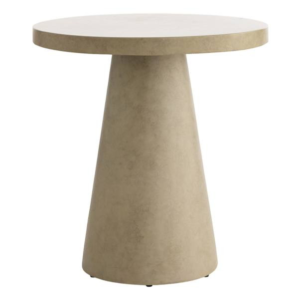 Marbled Grey Cement Outdoor Bistro Table | At Home