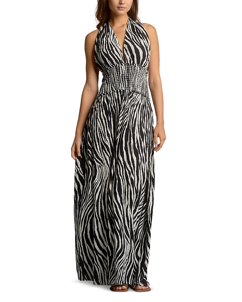 Elan Smocked Halter Maxi Dress | Bloomingdale's (US)