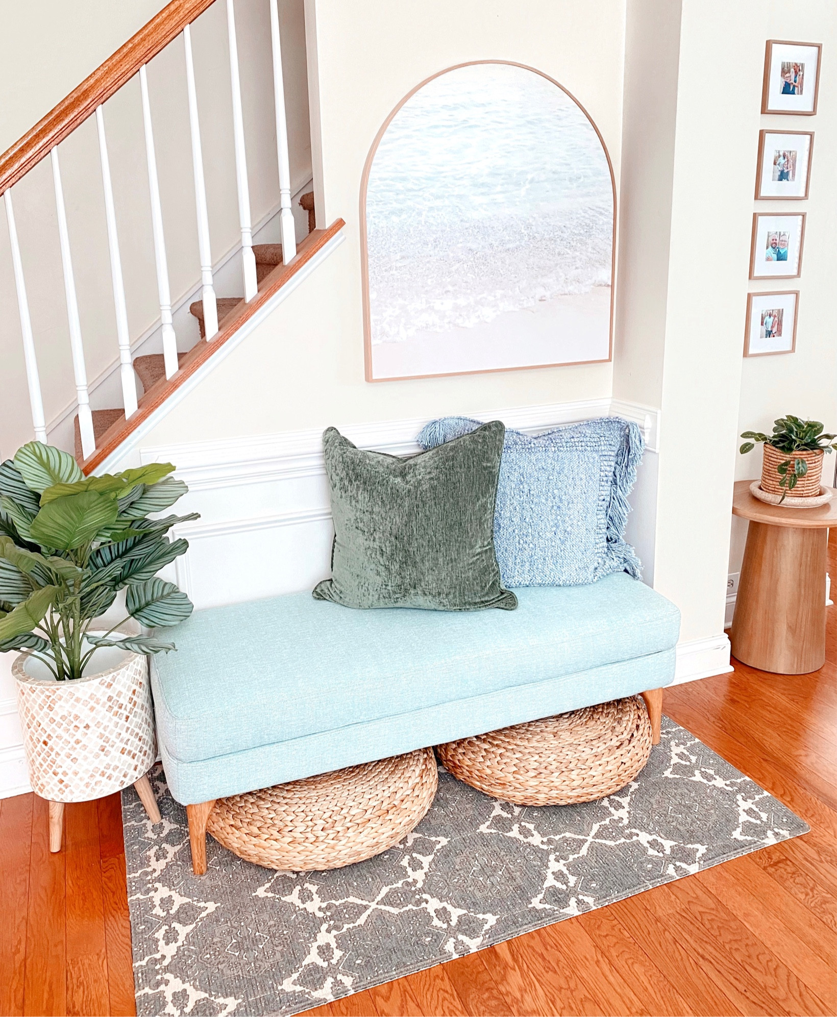 Front Entryway 🌊💙 / Home Decor

Home decor, benches, coastal decor, beach decor, faux plants, rugs, pillows 

#LTKstyletip #LTKhome #LTKsalealert
