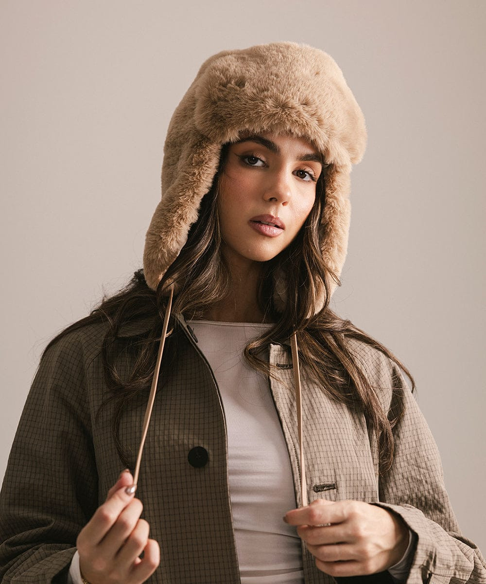 Logan Faux Fur Trapper Hat | Gigi Pip