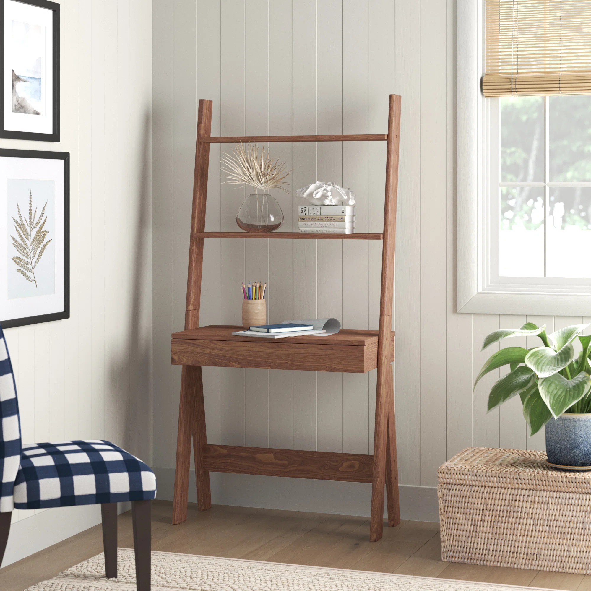 Sand & Stable Sessimore Leaning / Ladder Desk & Reviews | Wayfair | Wayfair North America