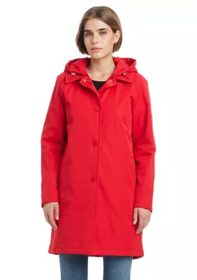 kate spade new york Women's Hooded Raincoat, Red, Small | Belk