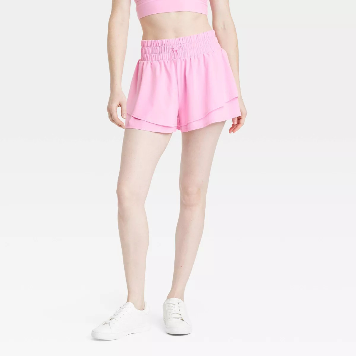 Women's Double Layer Woven Mid-Rise Shorts 2.5" - JoyLab™ | Target