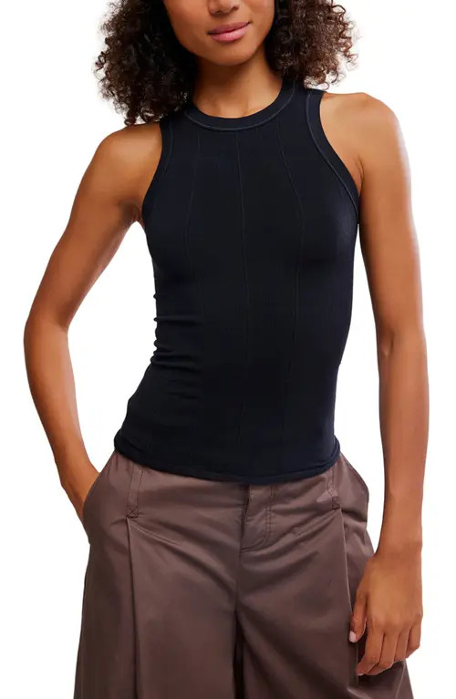 Free People So Soft Modal Blend Tank in Black at Nordstrom, Size X-Small/small | Nordstrom
