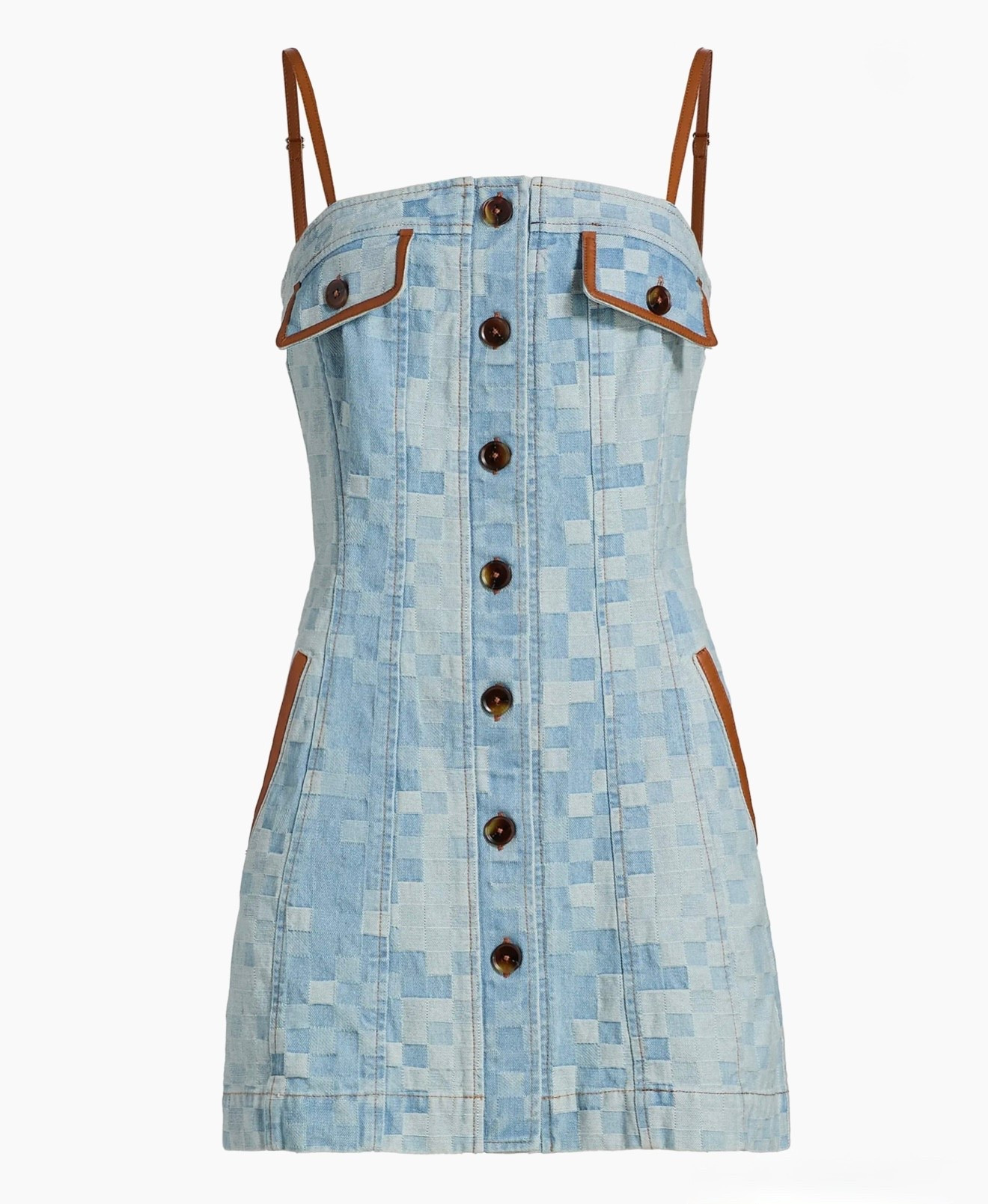Ramy Brook

Luis Patchwork Denim Minidress

Cut for a tailored silhouette, the Luis minidress from Ramy Brook features a patchwork denim construction with a button-front closure and chest flap pockets. Contrast faux leather trim finishes the design

#LTKStyleTip #LTKTravel #LTKParties