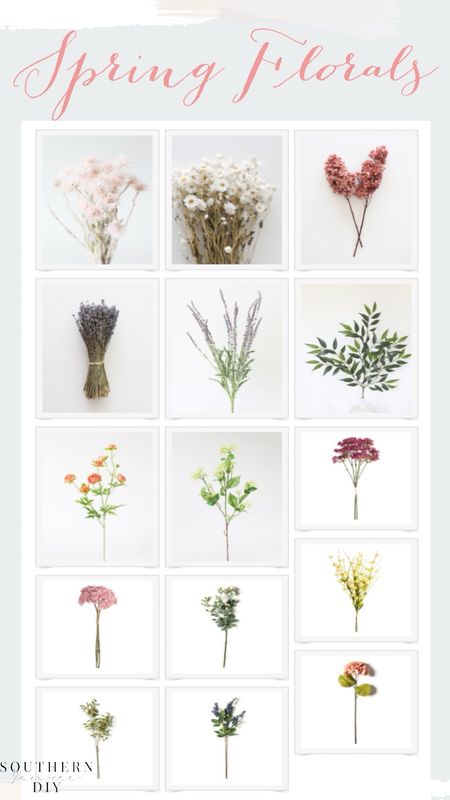 Spring floral finds: faux florals, dried florals, artificial flowers 

#LTKstyletip #LTKhome #LTKSeasonal