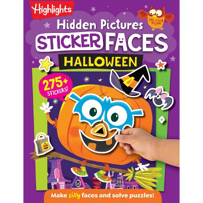 Hidden Pictures Sticker Faces: Halloween - (Paperback) | Target
