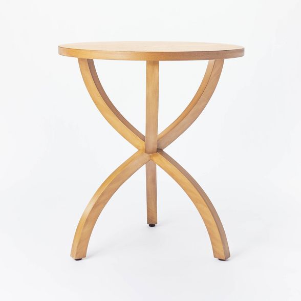 Mesa Verde Wood Curved Leg Accent Table - Threshold™ designed with Studio McGee | Target