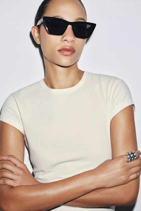 SLIM FIT SHORT SLEEVE T-SHIRT | Zara US