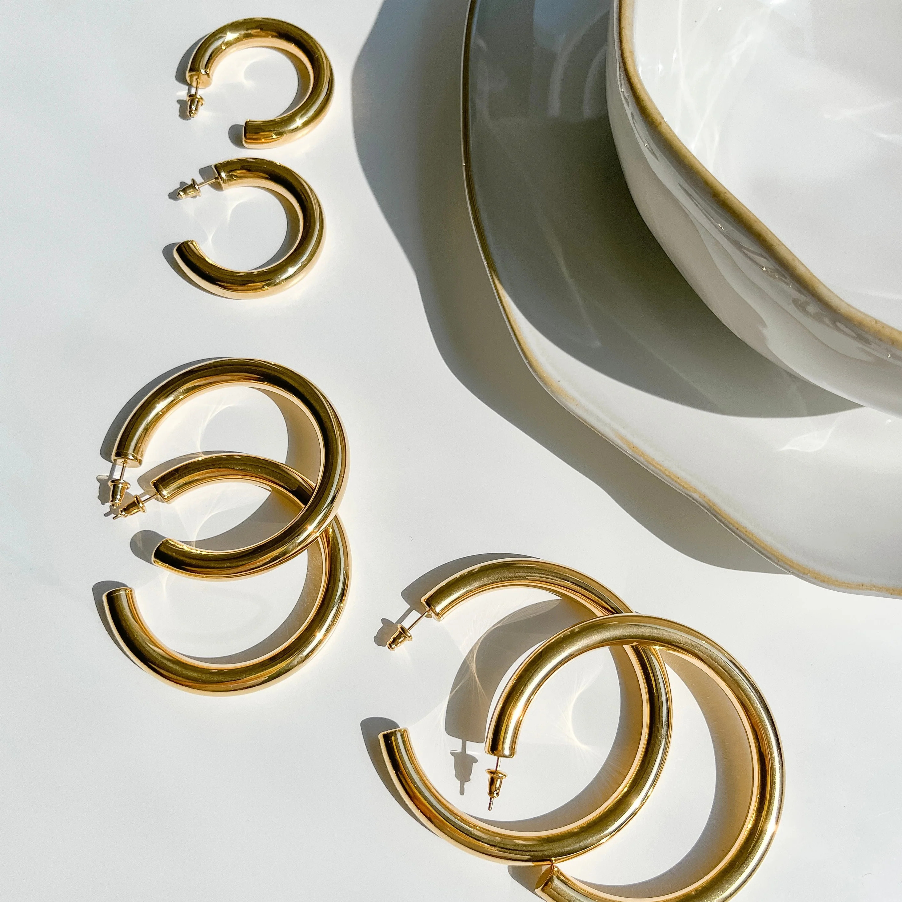 Casey Chunky Hoops | Victoria Emerson