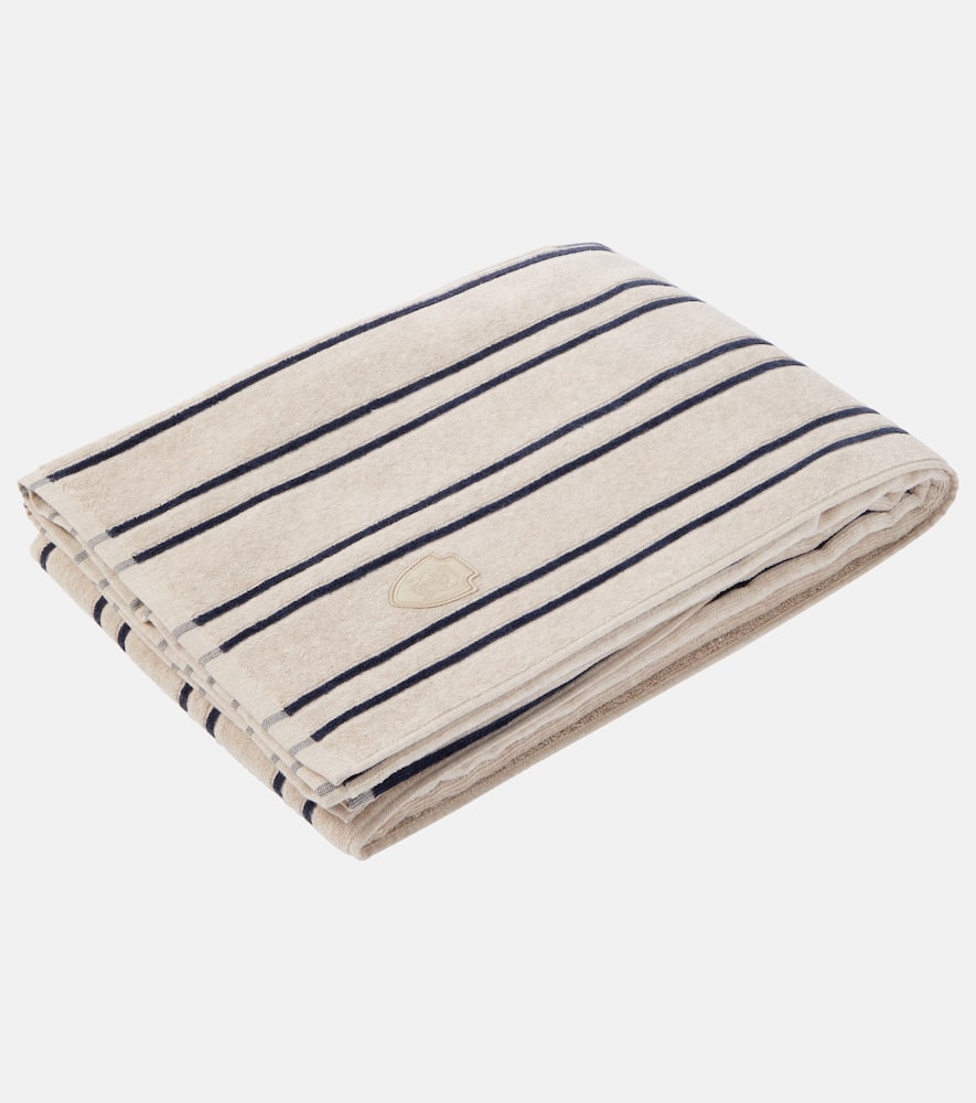 Brunello Cucinelli Striped cotton terry beach towel | Mytheresa (INTL)