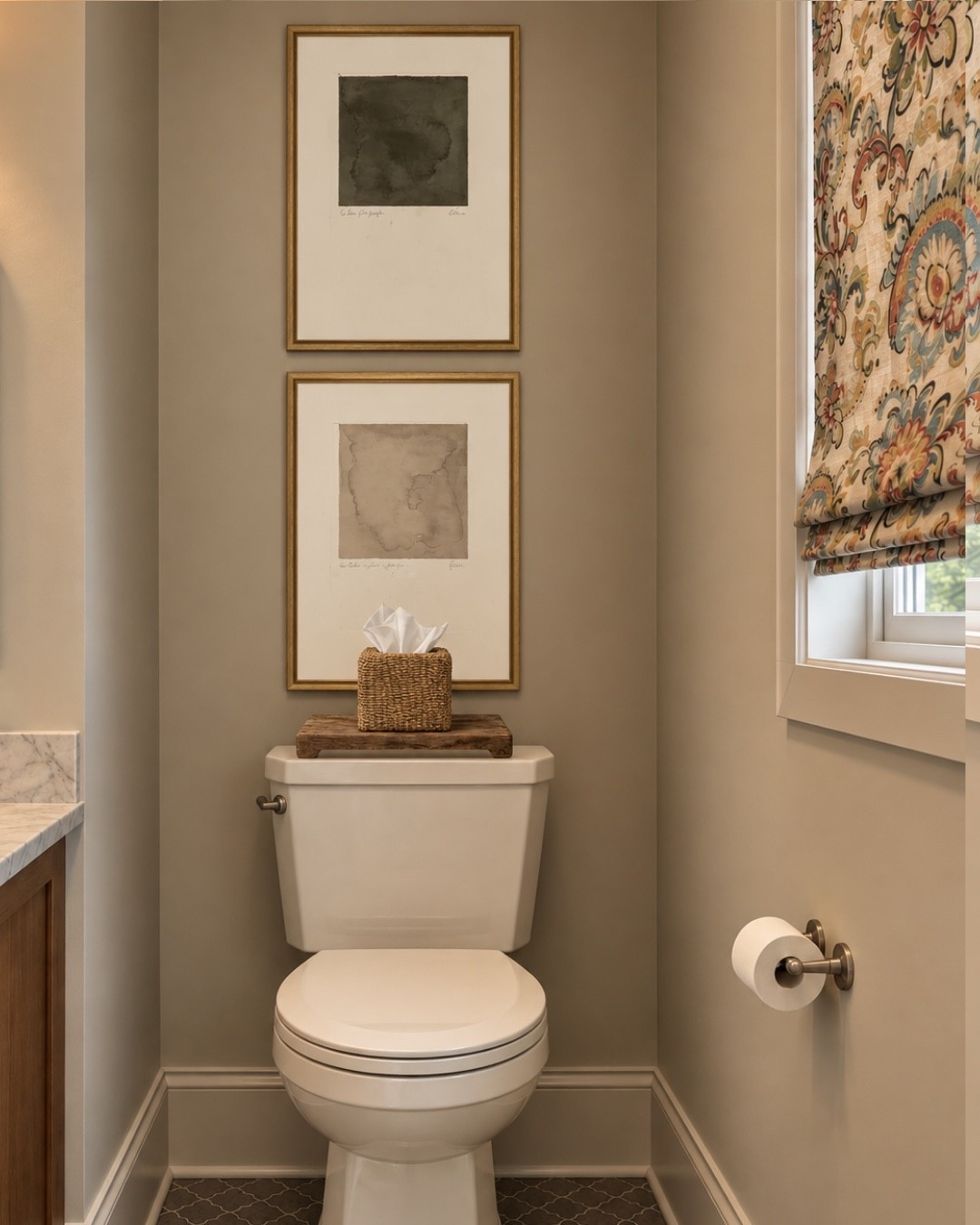 I love the tones and texture in this watercolor art work - perfect for a bathroom or above a toilet.

Bath, bathroom, bathroom design, bathroom decor, wall art, wall art ideas, McGee and co

#LTKHome #LTKSeasonal #LTKSaleAlert