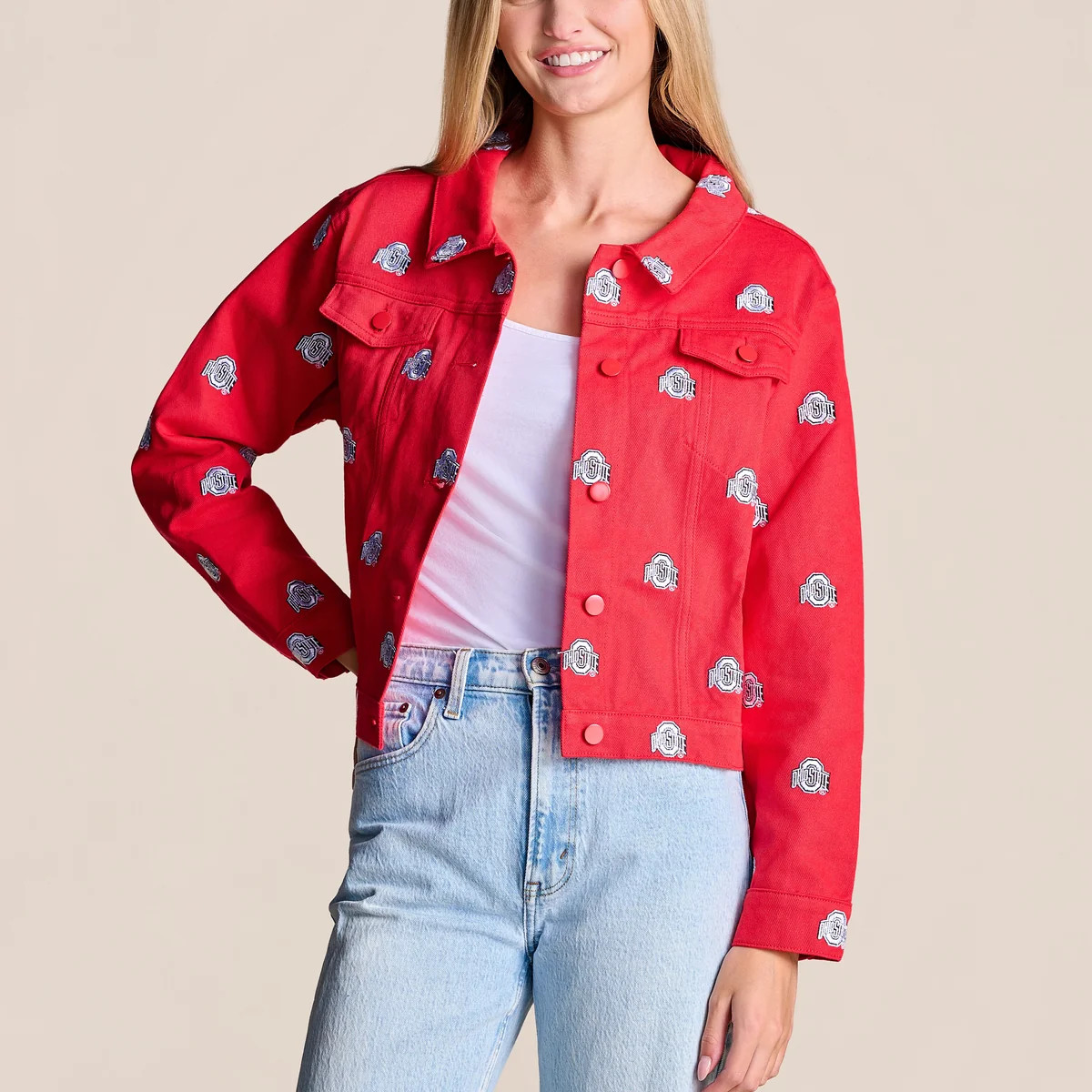 The Tailgate Twill Logo Jacket | Ohio State | Stewart Simmons