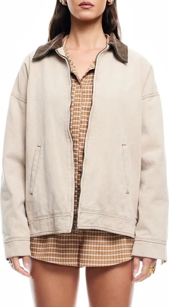 LIONESS Workwear Water Repellent Cotton Jacket | Nordstrom | Nordstrom